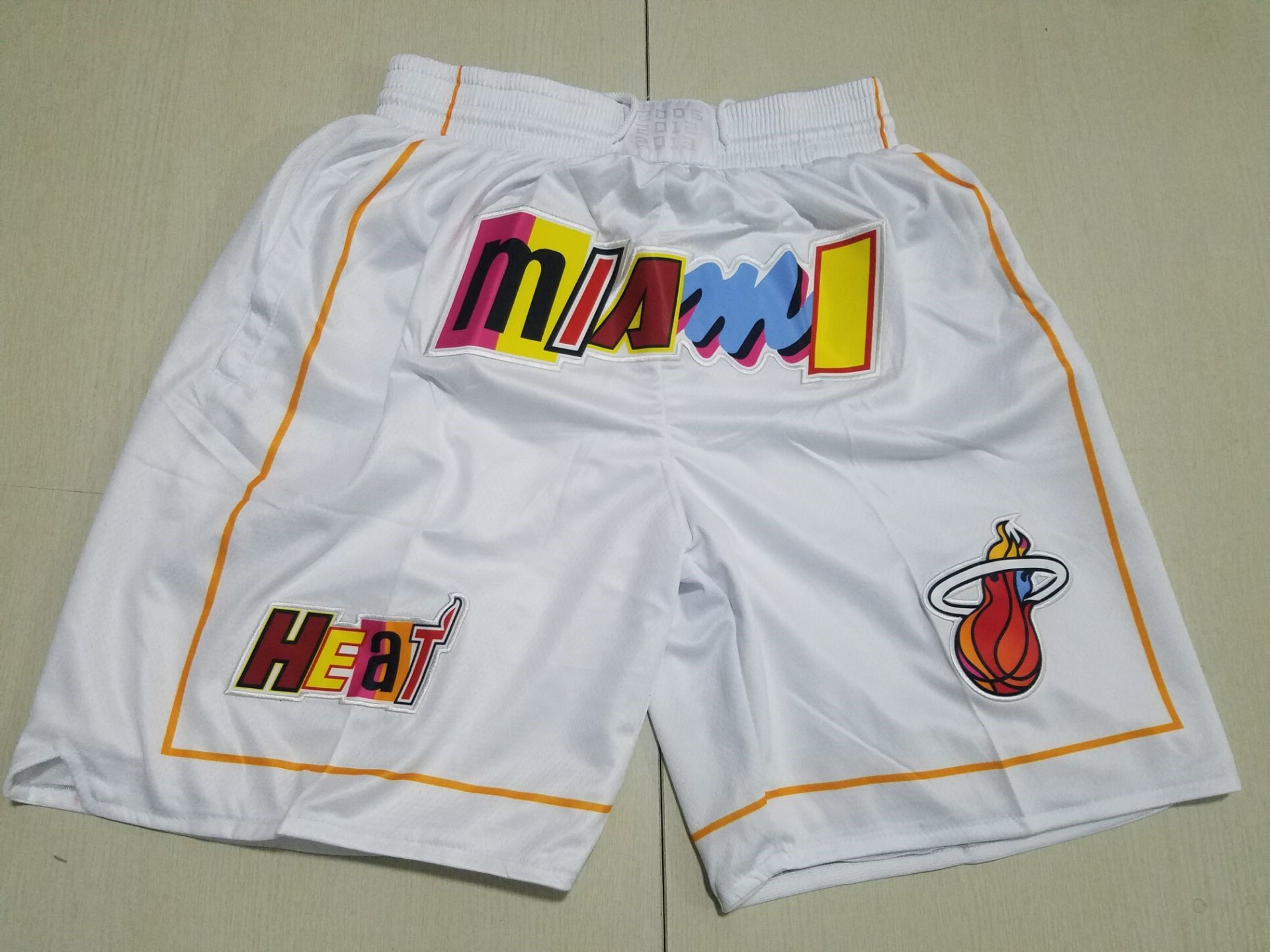 Men NBA Miami Heat Shorts 20230218